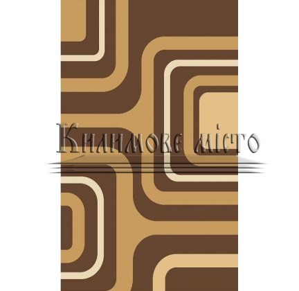 Synthetic carpet Firuze Lux 8605A MOCCA - высокое качество по лучшей цене в Украине.